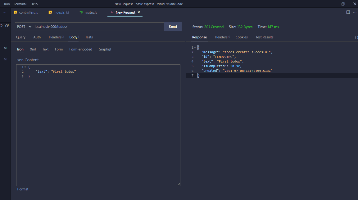 Create A Todo API Using Express